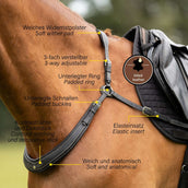 Kavalkade Borsttuig Jerome 2-Punts Zwart Kavalkade Borsttuig Jerome 2-Punts Zwart