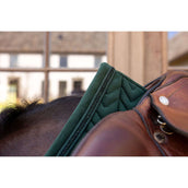 Kentucky Zadeldekje Velvet Mini Pearls Springen Pine Green Kentucky Zadeldekje Velvet Mini Pearls Springen Pine Green