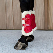 Kentucky Peesbeschermers Bamboo Elastic Velvet Vegan Bont Rood Kentucky Peesbeschermers Bamboo Elastic Velvet Vegan Bont Rood