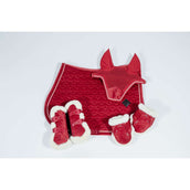 Kentucky Peesbeschermers Bamboo Elastic Velvet Vegan Bont Rood Kentucky Peesbeschermers Bamboo Elastic Velvet Vegan Bont Rood