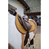 Kentucky Zadeldekje Onion Quilt Leather Neon Springen Kaki Kentucky Zadeldekje Onion Quilt Leather Neon Springen Kaki