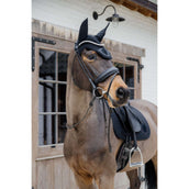 Kentucky Zadeldekje Plaited 3D Logo Dressuur Zwart Kentucky Zadeldekje Plaited 3D Logo Dressuur Zwart