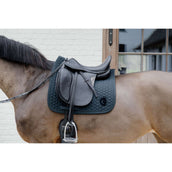 Kentucky Zadeldekje Plaited 3D Logo Dressuur Pine Green Kentucky Zadeldekje Plaited 3D Logo Dressuur Pine Green