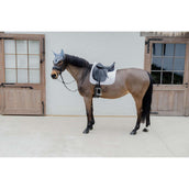 Kentucky Zadeldekje Plaited 3D Logo Dressuur Wit Kentucky Zadeldekje Plaited 3D Logo Dressuur Wit