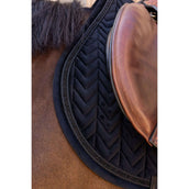 Kentucky Zadeldekje Velvet Mini Pearls Springen Zwart Kentucky Zadeldekje Velvet Mini Pearls Springen Zwart