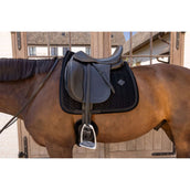 Kentucky Zadeldekje Velvet Mini Pearls Dressuur Zwart Kentucky Zadeldekje Velvet Mini Pearls Dressuur Zwart