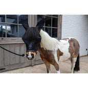 Kentucky Vliegenmasker Heart met Oren en Neus Zwart Kentucky Vliegenmasker Heart met Oren en Neus Zwart