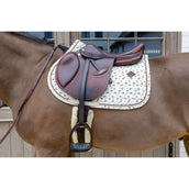 Kentucky Zadeldekje Velvet Horse Printing Beige Kentucky Zadeldekje Velvet Horse Printing Beige