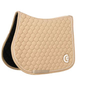 Kentucky Horsewear Zadeldekje Onion Quilt 3D Logo Springen Beige Kentucky Horsewear Zadeldekje Onion Quilt 3D Logo Springen Beige