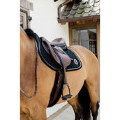 Kentucky Horsewear Zadeldekje Onion Quilt 3D Logo Springen Zwart Kentucky Horsewear Zadeldekje Onion Quilt 3D Logo Springen Zwart