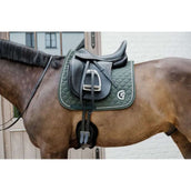 Kentucky Horsewear Zadeldekje Onion Quilt 3D Logo Dressuur Pine Green Kentucky Horsewear Zadeldekje Onion Quilt 3D Logo Dressuur Pine Green