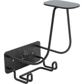 Kentucky Caphouder met Haak Steel Black Kentucky Caphouder met Haak Steel Black