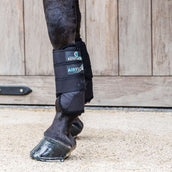 Kentucky Eventing Boots 3D Air Flow Skin Friendly Front Zwart Kentucky Eventing Boots 3D Air Flow Skin Friendly Front Zwart