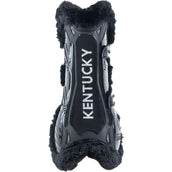 Kentucky Peesbeschermers Bamboo Elastic Vegan Sheepskin Zwart/Zwart Kentucky Peesbeschermers Bamboo Elastic Vegan Sheepskin Zwart/Zwart