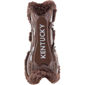 Kentucky Peesbeschermers Bamboo Elastic Vegan Sheepskin Bruin/Bruin Kentucky Peesbeschermers Bamboo Elastic Vegan Sheepskin Bruin/Bruin