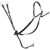Covalliero Borsttuig met Martingaal Zwart Covalliero Borsttuig met Martingaal Zwart