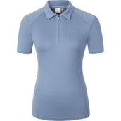 Covalliero Polo SS26 Dames Smoked Blue Covalliero Polo SS26 Dames Smoked Blue