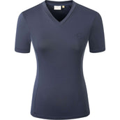 Covalliero T-Shirt SS26 Dames Donker Navy Covalliero T-Shirt SS26 Dames Donker Navy