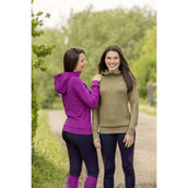 Covalliero Hoodie SS26 Dames Walnoot Covalliero Hoodie SS26 Dames Walnoot