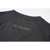 Covalliero T-Shirt SS26 Dames Zwart Covalliero T-Shirt SS26 Dames Zwart