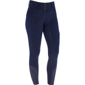 Covalliero Rijbroek SS26 Dames Full Grip Donker Navy Covalliero Rijbroek SS26 Dames Full Grip Donker Navy