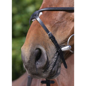 Riding World Hoofdstel met Mexicaanse Neusriem Zwart Riding World Hoofdstel met Mexicaanse Neusriem Zwart