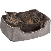 Kerbl Pluche Bed Samuel Zilver/Donkergrijs Kerbl Pluche Bed Samuel Zilver/Donkergrijs