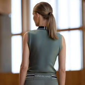 Kingsland Poloshirt KLLaura Mouwloos Green Agave Kingsland Poloshirt KLLaura Mouwloos Green Agave