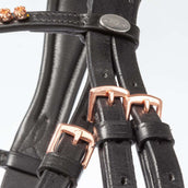 Kavalkade Trenshoofdstel Rose Zwart Kavalkade Trenshoofdstel Rose Zwart