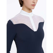 LeMieux Wedstrijdshirt Emily Lange Mouwen SS25 Navy LeMieux Wedstrijdshirt Emily Lange Mouwen SS25 Navy