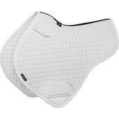 LeMieux Zadeldekje Cotton Half Square Close Contact Wit LeMieux Zadeldekje Cotton Half Square Close Contact Wit