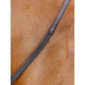 LeMieux Teugels Soft Rubber Havana/Silver LeMieux Teugels Soft Rubber Havana/Silver