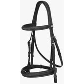 LeMieux Hoofdstel Stitched Hunter Zwart/Zilver LeMieux Hoofdstel Stitched Hunter Zwart/Zilver