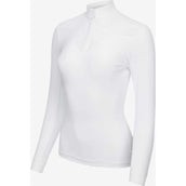 LeMieux Wedstrijdshirt Emily Lange Mouwen SS25 Wit LeMieux Wedstrijdshirt Emily Lange Mouwen SS25 Wit