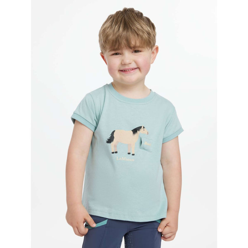 LeMieux T-Shirt Alex Tee Kinderen Aqua LeMieux T-Shirt Alex Tee Kinderen Aqua