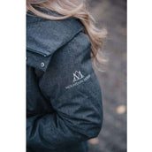 Mountain Horse Jas Kort Alicia Dames Grijs Melange Mountain Horse Jas Kort Alicia Dames Grijs Melange