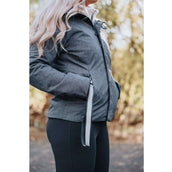 Mountain Horse Jas Kort Alicia Dames Grijs Melange Mountain Horse Jas Kort Alicia Dames Grijs Melange