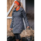 Mountain Horse Parka Alicia Dames Grijs Melange Mountain Horse Parka Alicia Dames Grijs Melange