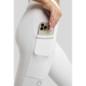 Montar Rijlegging MoZuna Gun Metal Crystals Full Grip Wit Montar Rijlegging MoZuna Gun Metal Crystals Full Grip Wit