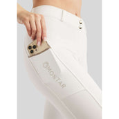 Montar Rijbroek MoLila Champagne Crystals Full Grip Wit Montar Rijbroek MoLila Champagne Crystals Full Grip Wit