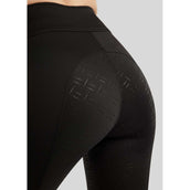 Montar Rijlegging MoPearl Pintuck Full Grip Zwart Montar Rijlegging MoPearl Pintuck Full Grip Zwart