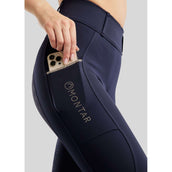 Montar Rijlegging MoLila Champagne Crystals Full Grip Navy Montar Rijlegging MoLila Champagne Crystals Full Grip Navy
