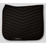 Montar Zadeldekje Fair Gun Metal Crystals Dressuur Zwart Montar Zadeldekje Fair Gun Metal Crystals Dressuur Zwart