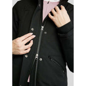 Montar Lange Jas Dicte Extra Lang en Waterafstotend Zwart Montar Lange Jas Dicte Extra Lang en Waterafstotend Zwart