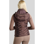 Montar Bodywarmer MoEverline Hybrid Detachable Hood Golden Quartz Crystals Black Peony Montar Bodywarmer MoEverline Hybrid Detachable Hood Golden Quartz Crystals Black Peony