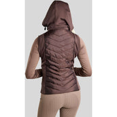Montar Bodywarmer MoEverline Hybrid Detachable Hood Golden Quartz Crystals Black Peony Montar Bodywarmer MoEverline Hybrid Detachable Hood Golden Quartz Crystals Black Peony