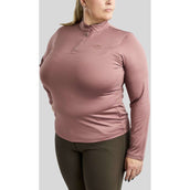 Montar Shirt Briella Rosegold Crystals Curve Lange Mouwen Dusty Rose Montar Shirt Briella Rosegold Crystals Curve Lange Mouwen Dusty Rose