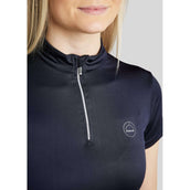 Montar Poloshirt Everly Crystal Logo Navy Montar Poloshirt Everly Crystal Logo Navy