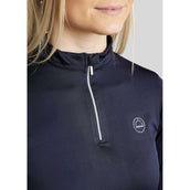 Montar Shirt Everly Crystal Logo Lange Mouwen Navy Montar Shirt Everly Crystal Logo Lange Mouwen Navy