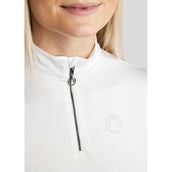 Montar T-Shirt MoElaine Lasercut Logo Wit Montar T-Shirt MoElaine Lasercut Logo Wit